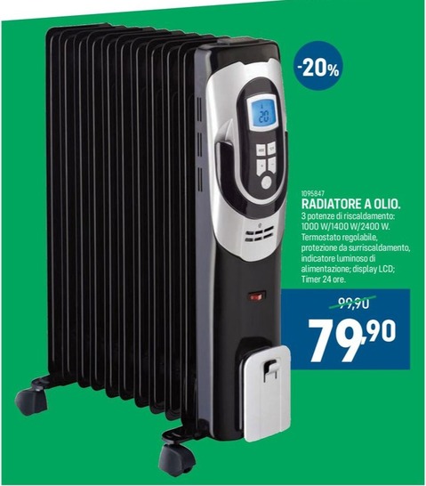 Offerta per Radiatore A Olio. a 79,9€ in CFadda