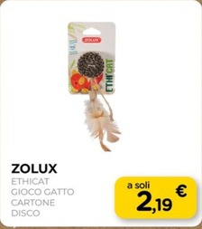 Offerta per Zolux - Gioco Gatto Ethicat Cartone Disco a 2,19€ in Arcaplanet