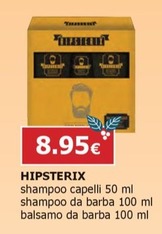 Offerta per Hipsterix - Shampoo Capelli, Shampoo Da Barba, Balsamo Da Barba a 8,95€ in Tigotà