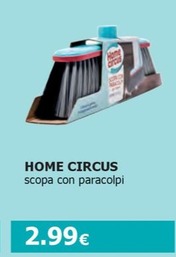 Offerta per Home Circus - Scopa Con Paracolpi a 2,99€ in Tigotà