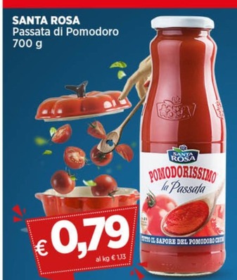 Offerta per Santa Rosa - Passata Di Pomodoro a 0,79€ in Coop