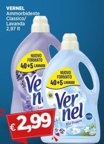 Offerta per Vernel - Ammorbidente Classico/lavanda a 2,99€ in Coop