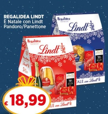 Offerta per Regalidea Lindt - È Natale Con Lindt Pandoro/panettone a 18,99€ in Coop