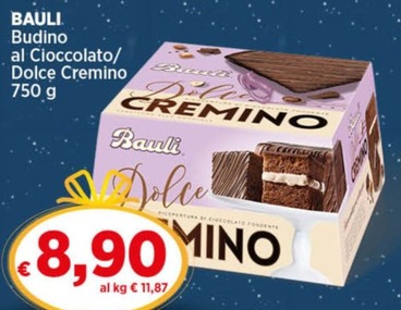 Offerta per Bauli - Budino Al Cioccolato/dolce Cremino a 8,9€ in Coop