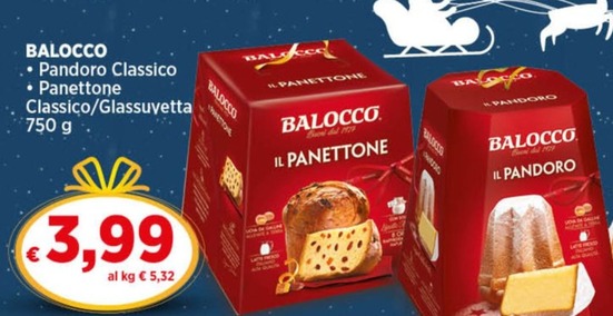 Offerta per Balocco - Pandoro Classico a 3,99€ in Coop