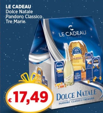 Offerta per Le Cadeau - Dolce Natale Pandoro Classico Tre Marie a 17,49€ in Coop