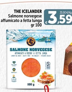 Offerta per Salmone affumicato in Carrefour Market