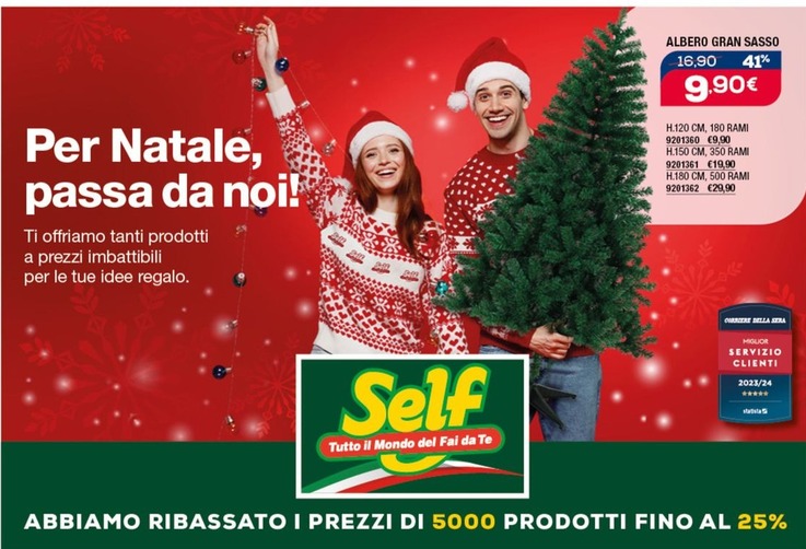 Offerta per Alberi di Natale in Self