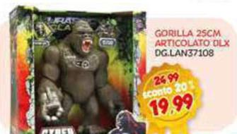 Offerta per Gorilla 25cm Articolato Olx a 19,99€ in Toysuper