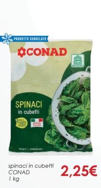 Offerta per  Conad - Spinaci In Cubetti  a 2,25€ in Conad