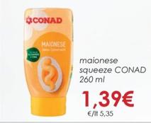 Offerta per Conad - Maionese Squeeze a 1,39€ in Conad