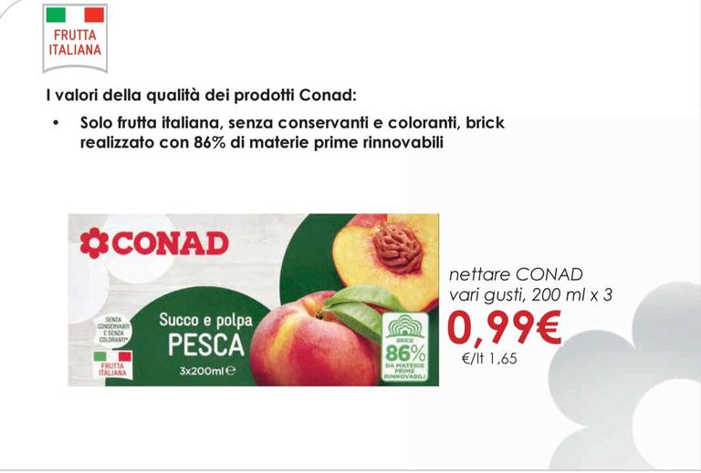 Offerta per Conad - Nettare a 0,99€ in Conad