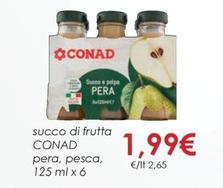 Offerta per Conad - Succo Di Frutta Pera a 1,99€ in Conad