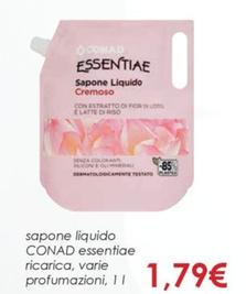 Offerta per  Conad - Sapone Liquido Essentiae Ricarica  a 1,79€ in Conad
