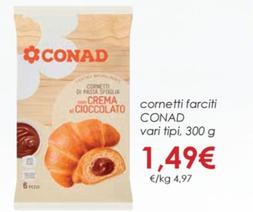 Offerta per Conad - Cornetti Farciti a 1,49€ in Conad