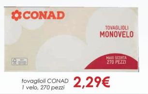Offerta per Conad - Tovaglioli a 2,29€ in Conad City
