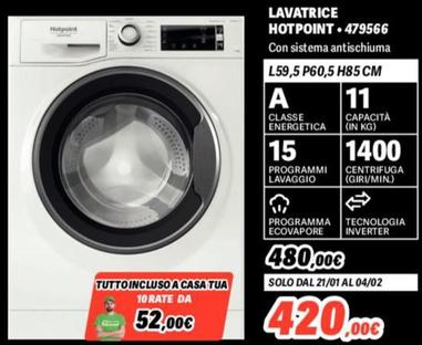 Offerta per Hotpoint - Lavatrice 479566 a 420€ in Orizzonte