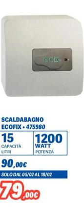 Offerta per Ecofix - Scaldabagno 475980 a 79€ in Orizzonte