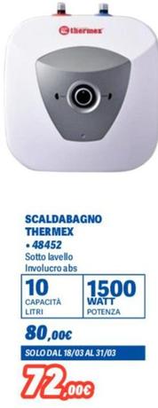 Offerta per Thermex - Scaldabagno 48452 a 72€ in Orizzonte