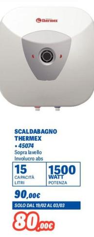 Offerta per Thermex - Scaldabagno 45074 a 80€ in Orizzonte