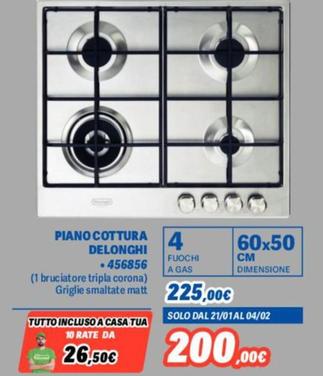 Offerta per De Longhi - Piano Cottura 4 456856 a 200€ in Orizzonte
