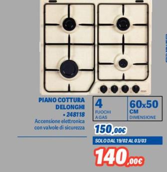 Offerta per De Longhi - Piano Cottura 248118 a 140€ in Orizzonte