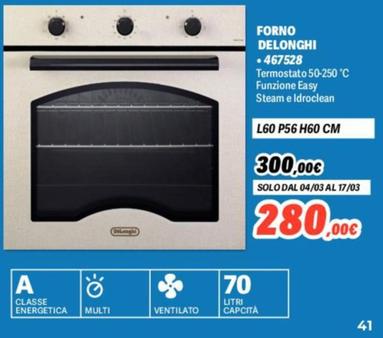 Offerta per De Longhi - Forno 467528 a 280€ in Orizzonte