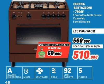 Offerta per Bertazzoni - Cucina 79005 a 510€ in Orizzonte