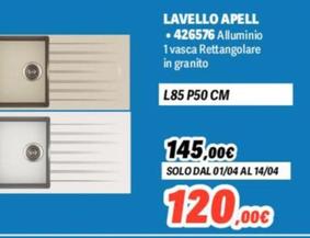 Offerta per Apell - Lavello 426576 Alluminio a 120€ in Orizzonte
