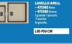Offerta per Lavello Apell 472583 Nero a 130€ in Orizzonte
