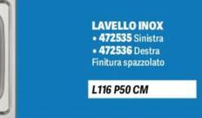 Offerta per Lavello Inox 472535 Sinistra a 99€ in Orizzonte