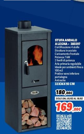 Offerta per Blist - Stufa Andalo A Legna 385597 a 169€ in Orizzonte