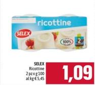 Offerta per Selex - Ricottine a 1,09€ in Emisfero