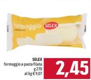 Offerta per Selex - Formaggio A Pasta Filata a 2,45€ in Emisfero