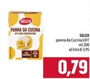 Offerta per Selex - Panna Da Cucina UHT a 0,79€ in Emisfero
