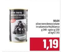 Offerta per Selex - Olive Nere Denocciolate In Salamoia a 1,19€ in Emisfero