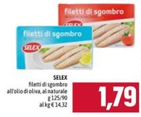 Offerta per Selex - Filetti Di Sgombro a 1,79€ in Emisfero