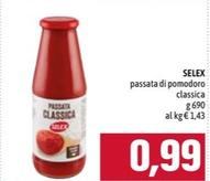 Offerta per Selex - Passata Di Pomodoro a 0,99€ in Emisfero