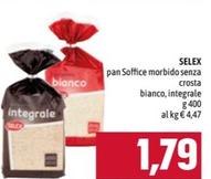Offerta per Selex - Pan Soffice Morbido Senza Crosta a 1,79€ in Emisfero