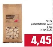 Offerta per Selex - Pistacchi Tostati Salati a 4,45€ in Emisfero