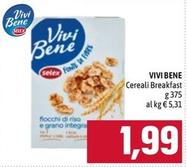Offerta per Selex - Cereali Breakfast Vivi Bene a 1,99€ in Emisfero