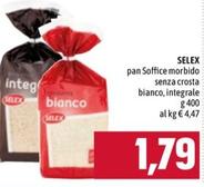 Offerta per Selex - Pan Soffice Morbido Senza Crosta Bianco a 1,79€ in Emisfero