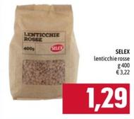 Offerta per Selex - Lenticchie Rosse a 1,29€ in Emisfero