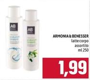 Offerta per Armonia & Benesser - Latte Corpo a 1,99€ in Emisfero
