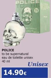 Offerta per Police - To Be Supernatural Eau De Toilette Unisex  a 14,9€ in Tigotà