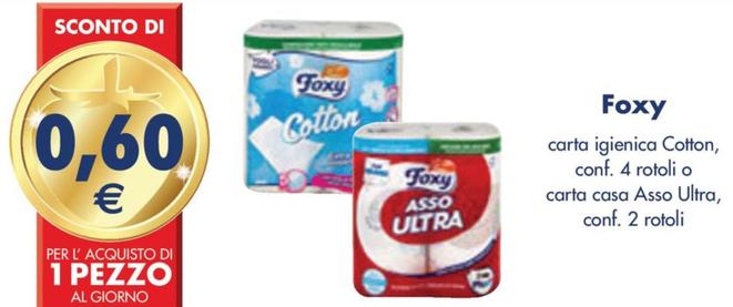 Offerta per Foxy - Carta Igienica Cotton a 0,6€ in Esselunga