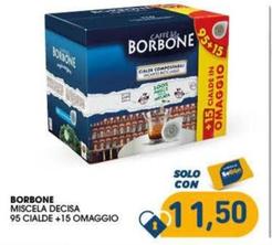 Offerta per Caffe Borbone - Miscela Decisa 95 Cialde +15 Omaggio a 11,5€ in SeBón