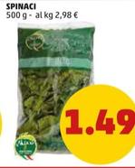 Offerta per Natura e' - Spinaci a 1,49€ in PENNY