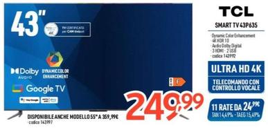 Offerta per Tcl - Smart Tv 43P635 a 249,99€ in Elettrosintesi