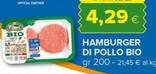 Offerta per Fileni - Hamburger Di Pollo Bio  a 4,29€ in Tigre